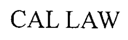 CAL LAW trademark