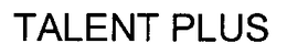 TALENT PLUS trademark