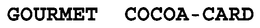 GOURMET COCOA-CARD trademark