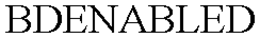 BDENABLED trademark