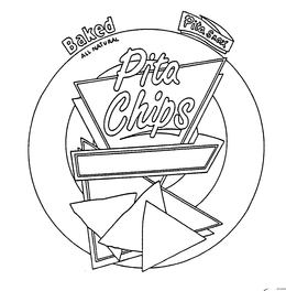 PITA CHIPS BAKED ALL NATURAL PITA SNAX trademark