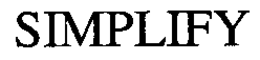 SIMPLIFY trademark