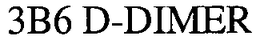 3B6 D-DIMER trademark