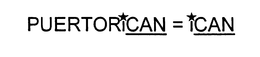 PUERTORICAN = ICAN trademark