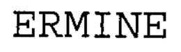 ERMINE trademark
