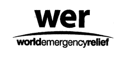 WER WORLDEMERGENCYRELIEF trademark