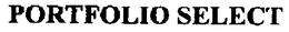 PORTFOLIO SELECT trademark