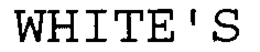 WHITE'S trademark