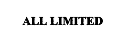 ALL LIMITED trademark