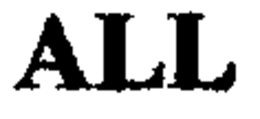 ALL trademark