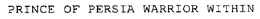 PRINCE OF PERSIA WARRIOR WITHIN trademark