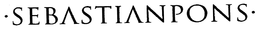 ·SEBASTIANPONS· trademark