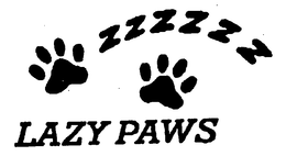 LAZY PAWS ZZZZZZ trademark