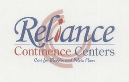 RELIANCE CONTINENCE CENTERS CARE FOR BLADDER AND PELVIC FLOOR trademark