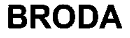 BRODA trademark