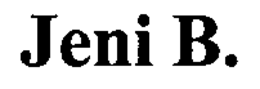 JENI B. trademark
