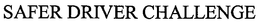 SAFER DRIVER CHALLENGE trademark
