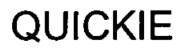 QUICKIE trademark