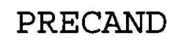 PRECAND trademark