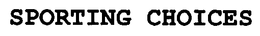 SPORTING CHOICES trademark
