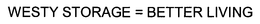 WESTY STORAGE = BETTER LIVING trademark