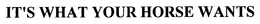 IT'S WHAT YOUR HORSE WANTS trademark