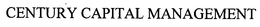 CENTURY CAPITAL MANAGEMENT trademark
