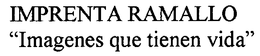 IMPRENTA RAMALLO "IMAGENES QUE TIENEN VIDA" trademark