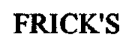 FRICK'S trademark