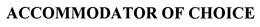 ACCOMMODATOR OF CHOICE trademark