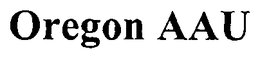 OREGON AAU trademark