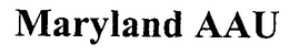 MARYLAND AAU trademark
