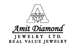 A AMIT DIAMOND JEWELRY LTD.  REAL VALUE JEWELRY trademark