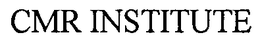 CMR INSTITUTE trademark