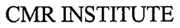 CMR INSTITUTE trademark