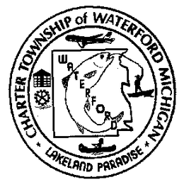 CHARTER TOWNSHIP OF WATERFORD MICHIGAN LAKELAND PARADISE trademark