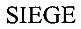 SIEGE trademark