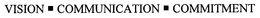 VISION COMMUNICATION COMMITMENT trademark