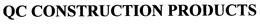QC CONSTRUCTION PRODUCTS trademark