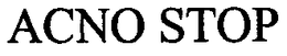 ACNO STOP trademark