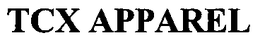 TCX APPAREL trademark