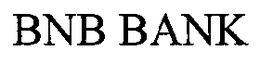 BNB BANK trademark