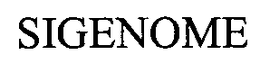 SIGENOME trademark