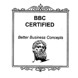 BBC CERTIFIED BETTER BUSINESS CONCEPTS trademark