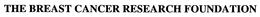 THE BREAST CANCER RESEARCH FOUNDATION trademark