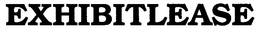 EXHIBITLEASE trademark