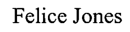 FELICE JONES trademark