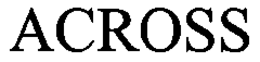 ACROSS trademark