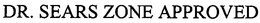 DR. SEARS ZONE APPROVED trademark
