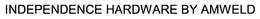 INDEPENDENCE HARDWARE BY AMWELD trademark